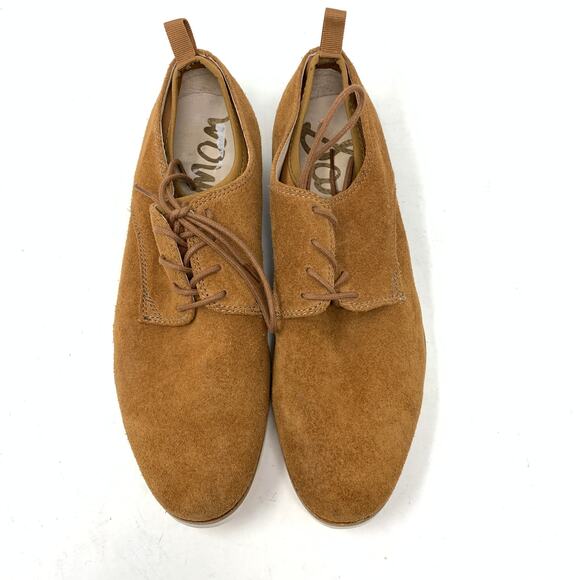 Sam Edelman Men's Sz 7M Derrick Brown Dress Shoes Suede Leather Lace Up Casual - Picture 3 of 7